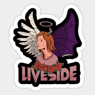 angel and demon Sticker